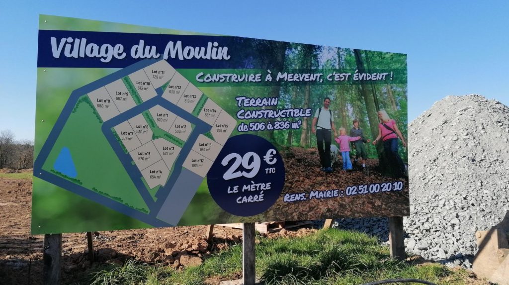 Village du Moulin constructible à Mervent 85200